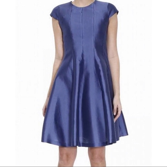 NWT Armani Collezioni PE 2017 Blue silk dress 4 - Picture 2 of 8